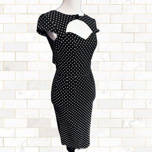 Hell Bunny Polkadot Retro Style Dress Size S